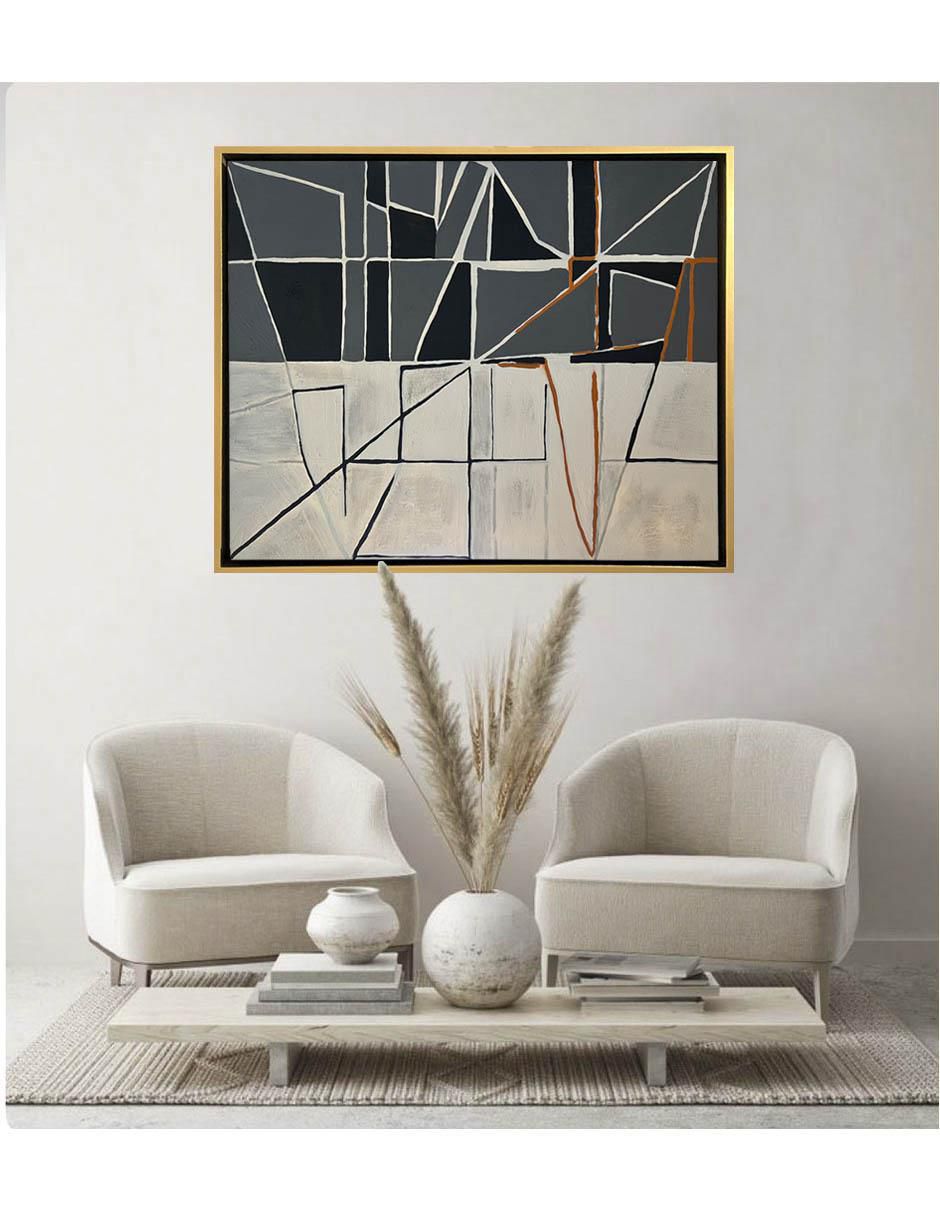 Pintura 4 Vistas Elaborada Completamente A Mano técnica acrílico 7