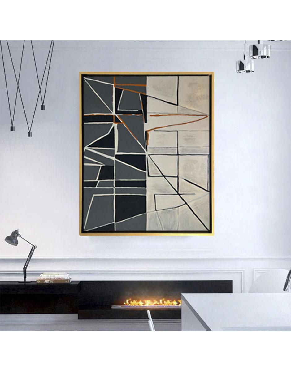 Pintura 4 Vistas Elaborada Completamente A Mano técnica acrílico 9