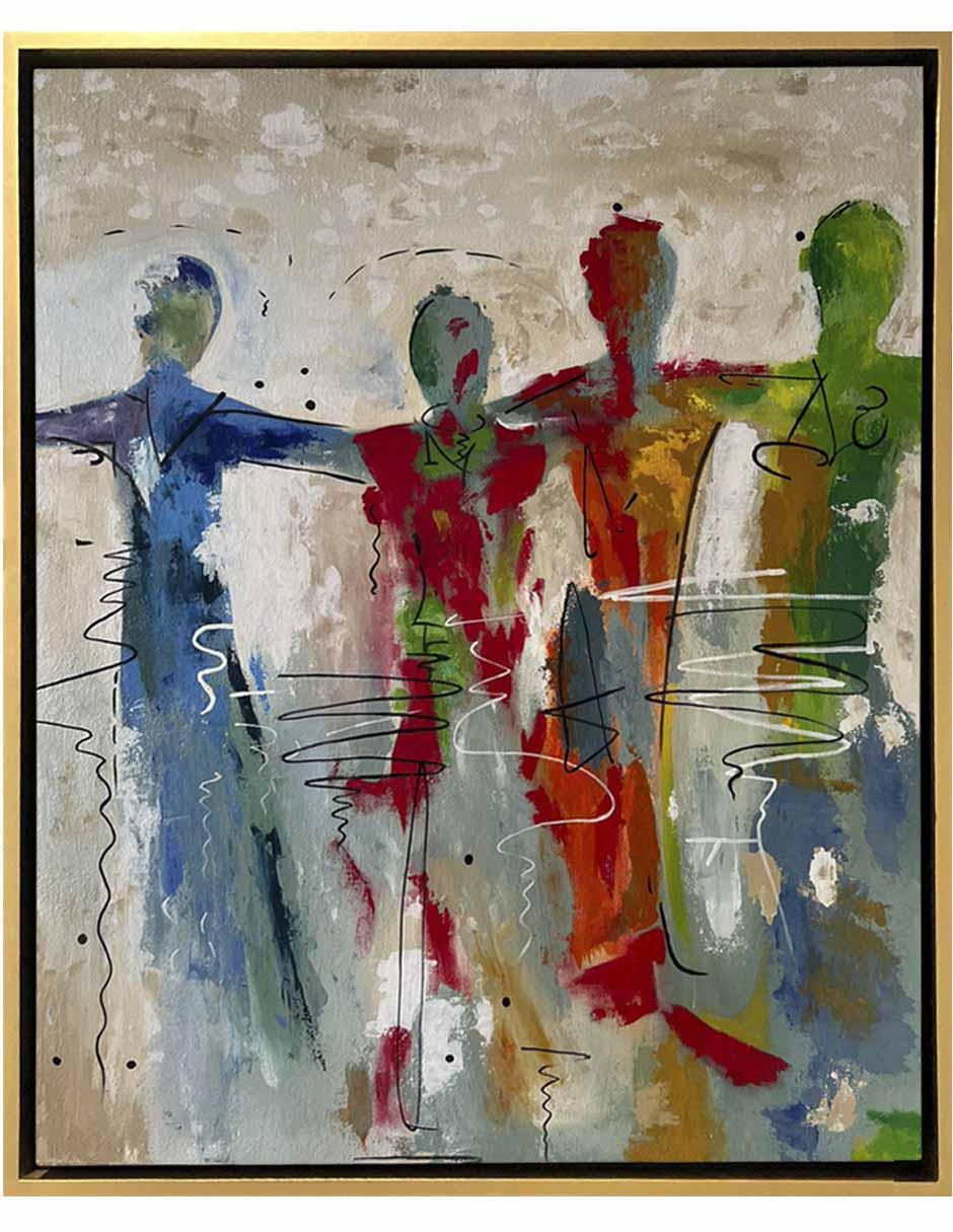 Pintura Abstracta técnica mixta