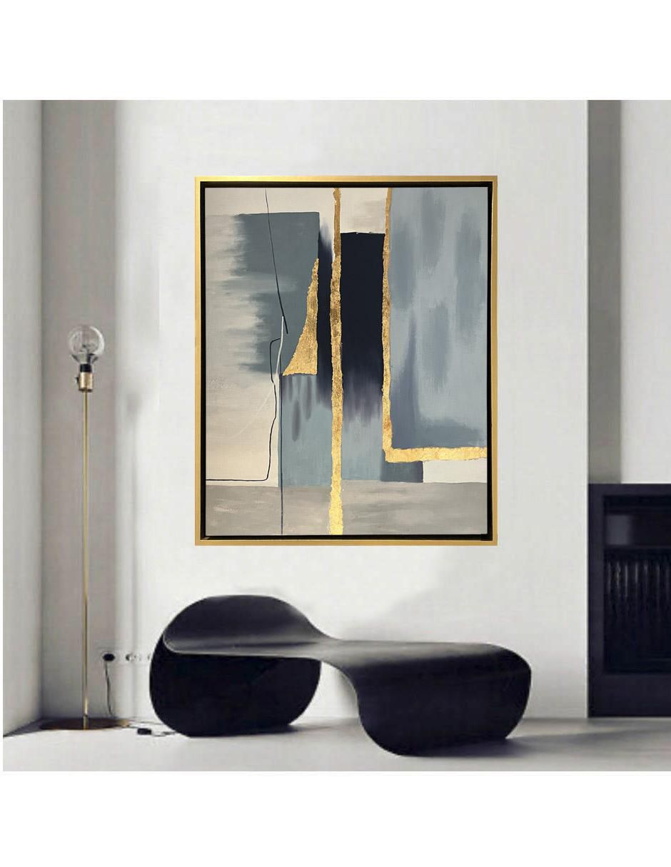 Pintura Con hoja de oro técnica mixta Lune Art Gallery Pintura Con hoja de oro técnica mixta Lune Art Gallery