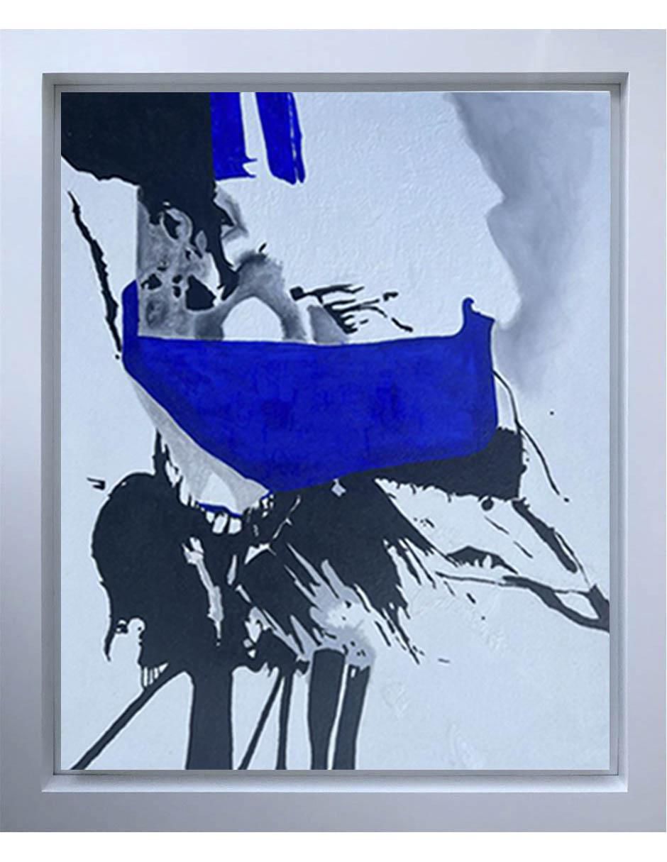 Pintura Shark técnica mixta Lune Art Gallery