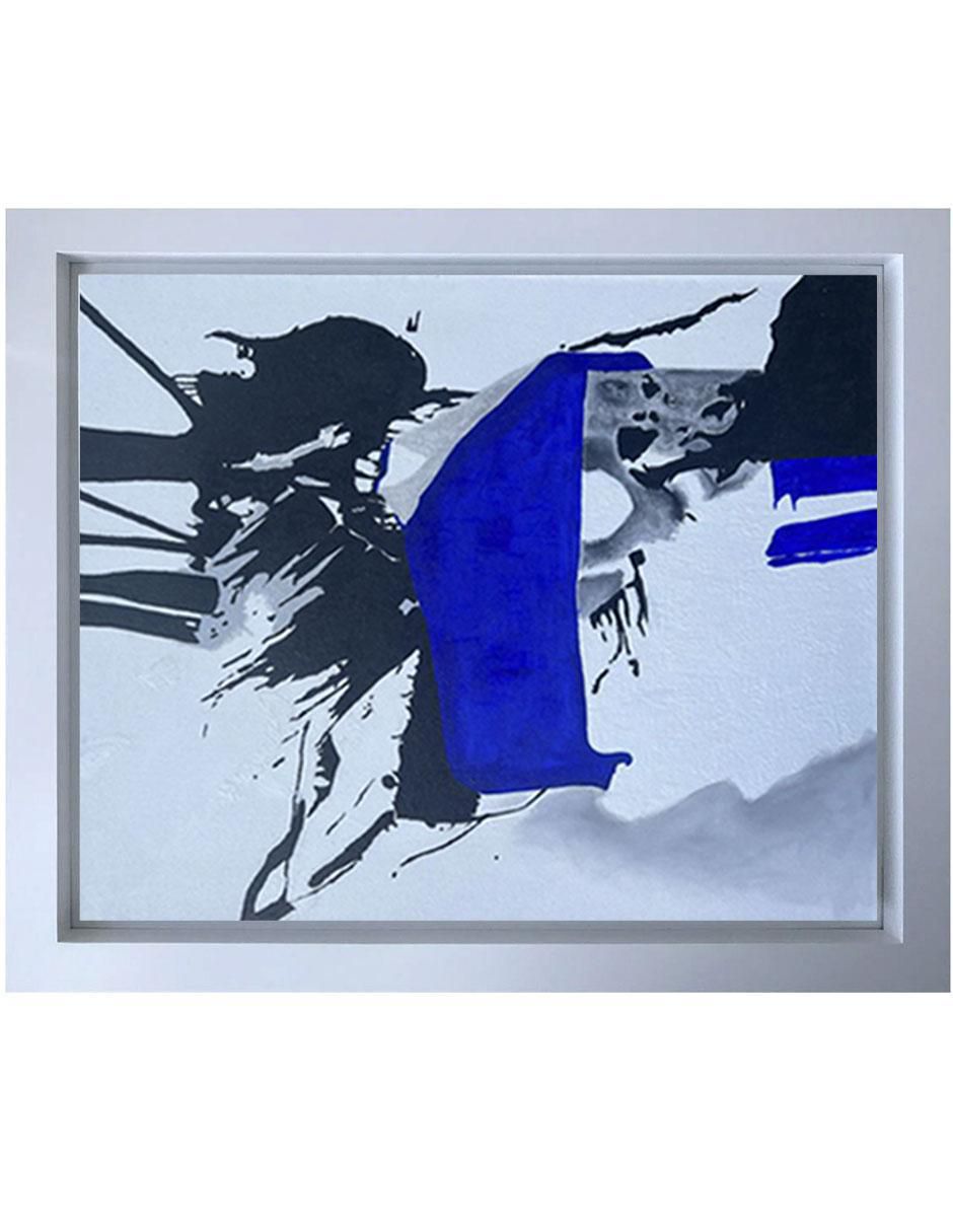 Pintura Shark técnica mixta Lune Art Gallery