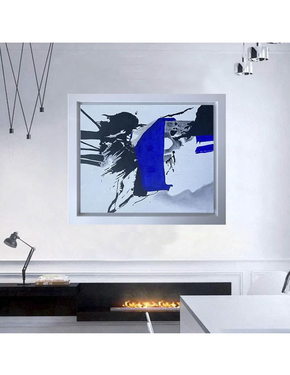 Pintura Shark técnica mixta Lune Art Gallery