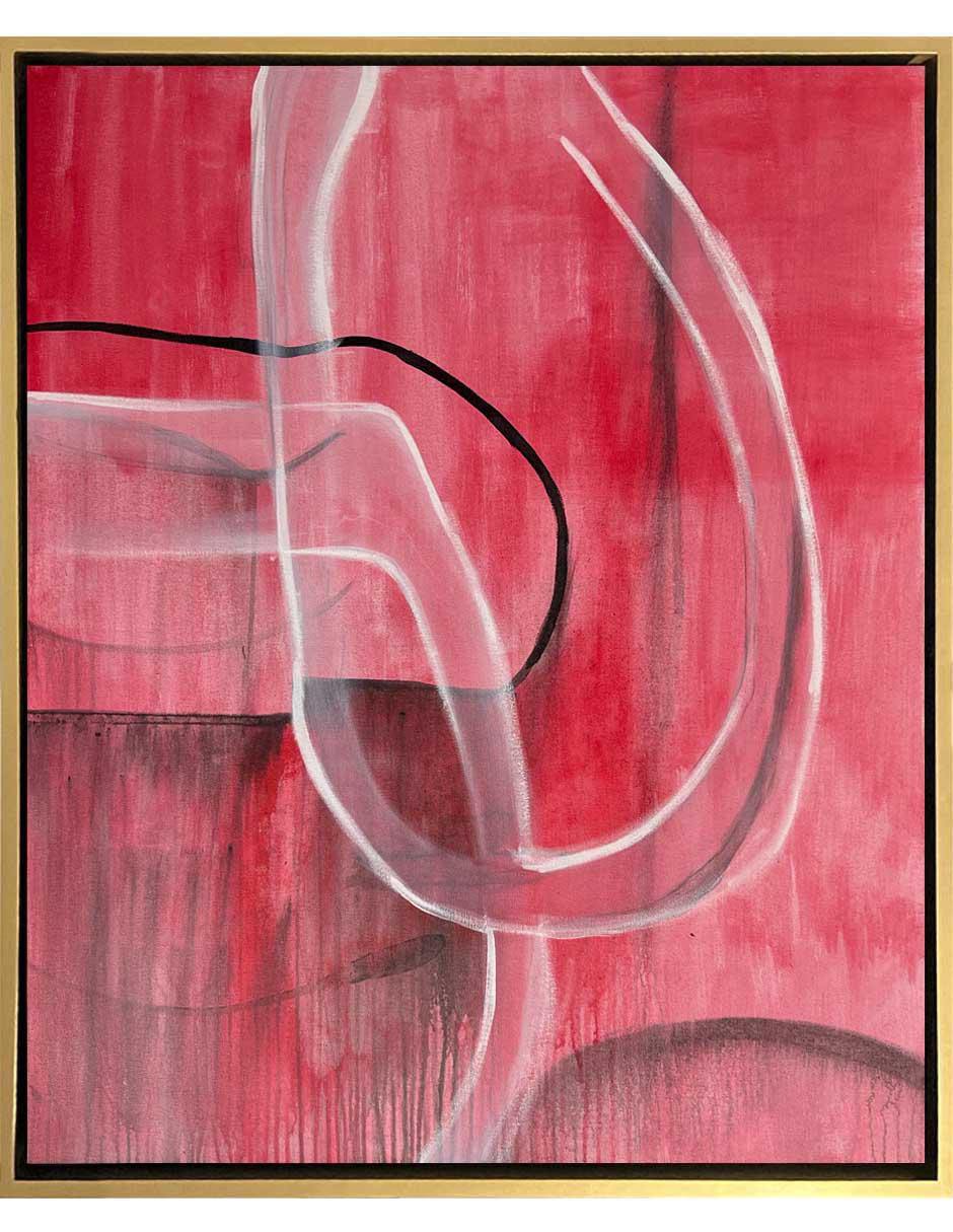 Pintura Divine Red técnica acrílico Pintura Divine Red técnica acrílico