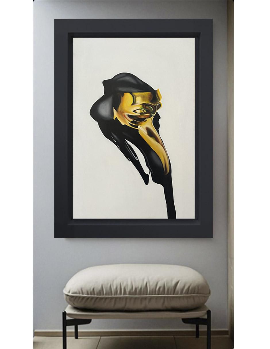 Pintura The Mask técnica acrílico Lune Art Gallery Mileniart