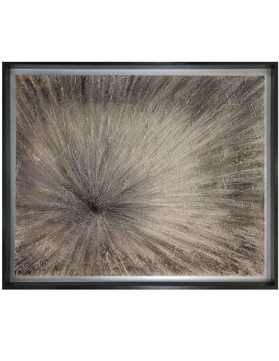 Pintura Dimensión Grey técnica mixta 3