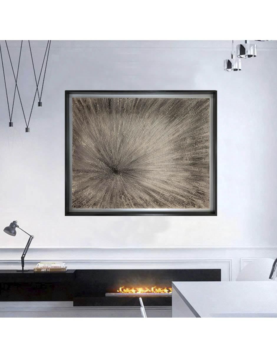 Pintura Dimensión Grey técnica mixta 6