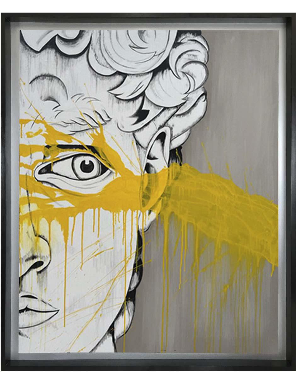 Pintura David técnica mixta Pintura David técnica mixta