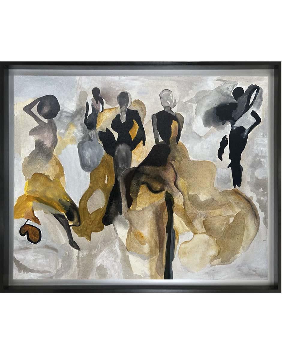 Pintura Dance técnica acrílico Pintura Dance técnica acrílico