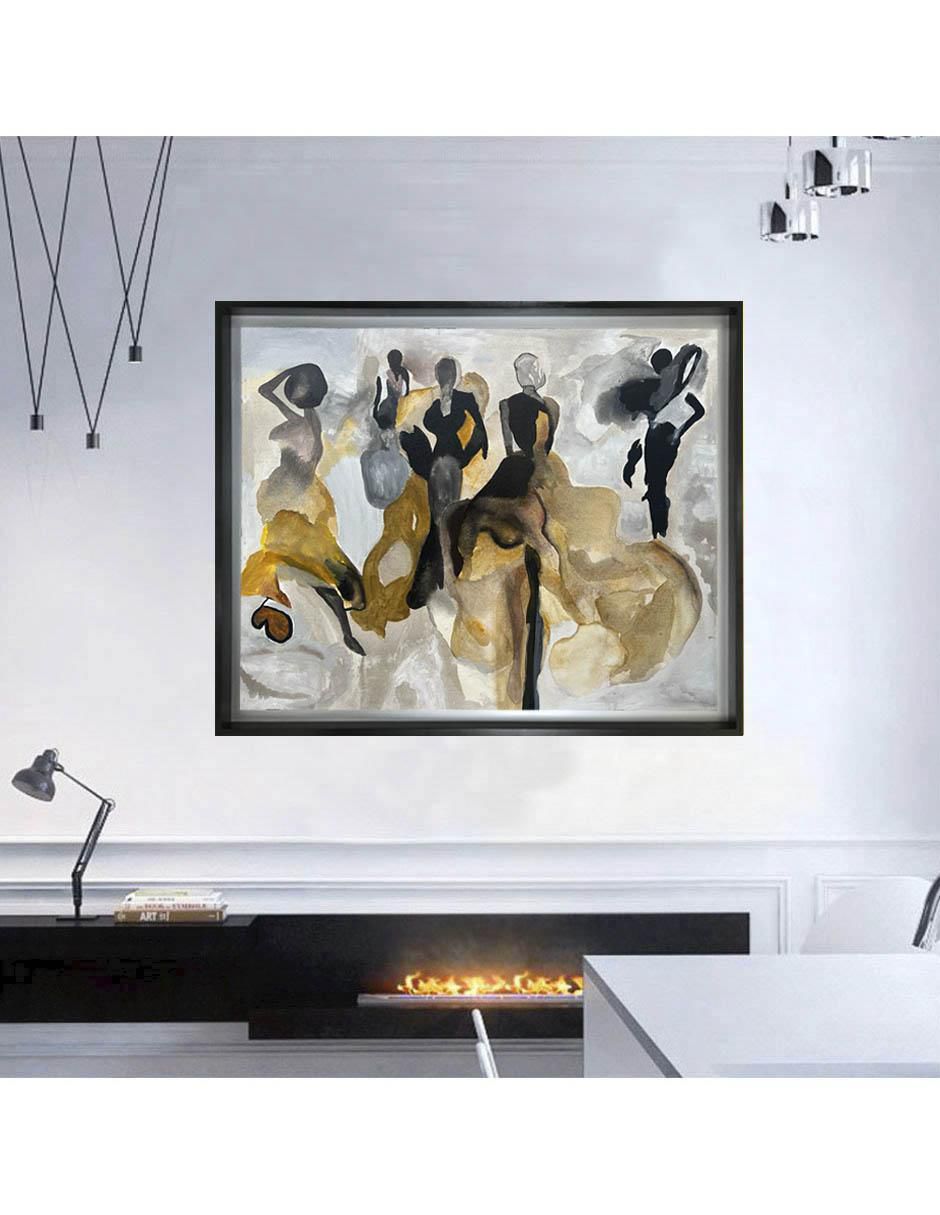 Pintura Dance técnica acrílico 2