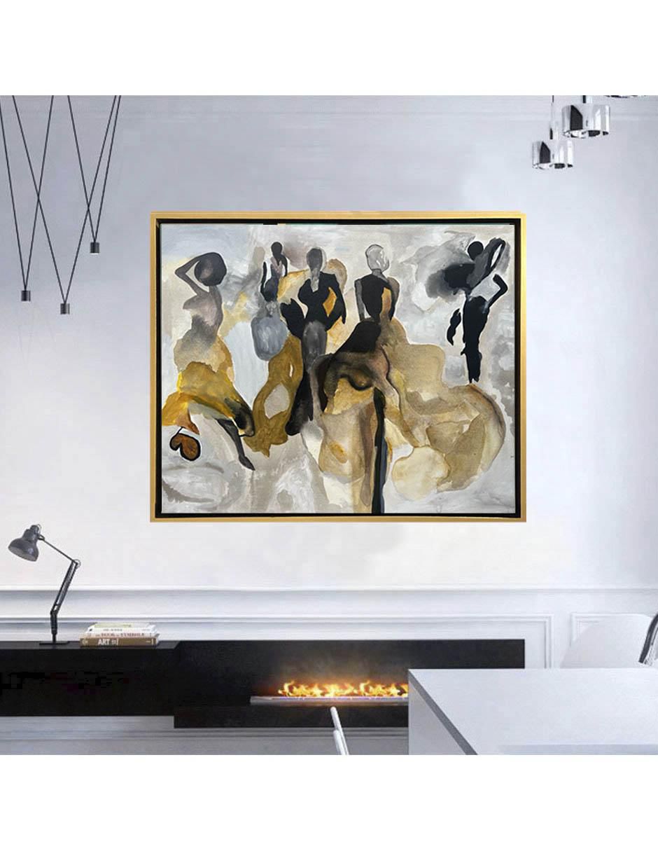 Pintura Dance técnica acrílico 2