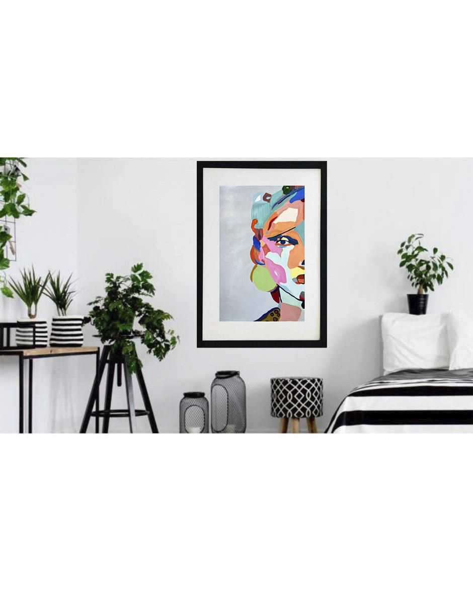 Pintura María técnica acrílico 2