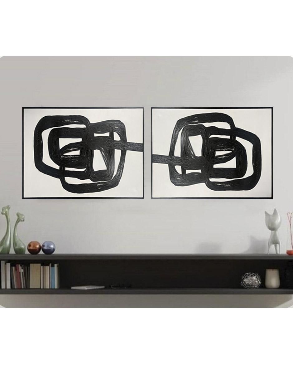Set pinturas técnica mixta Black & White 3
