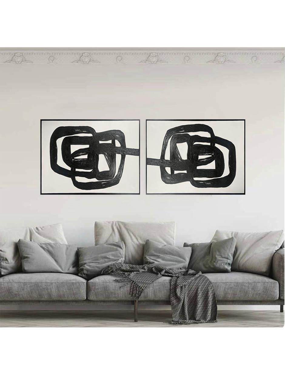 Set pinturas técnica mixta Black & White 2