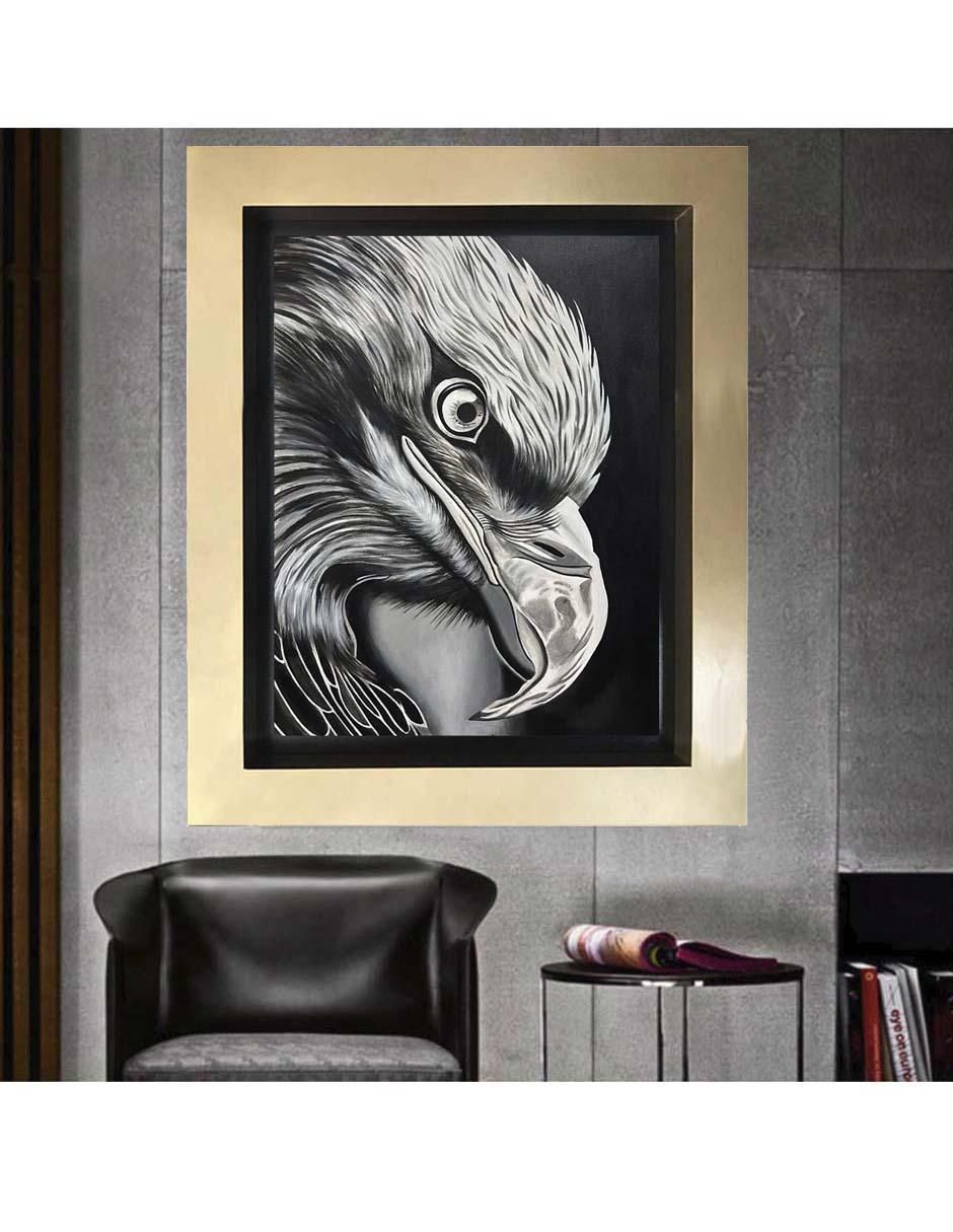 Pintura Eagle técnica mixta 3