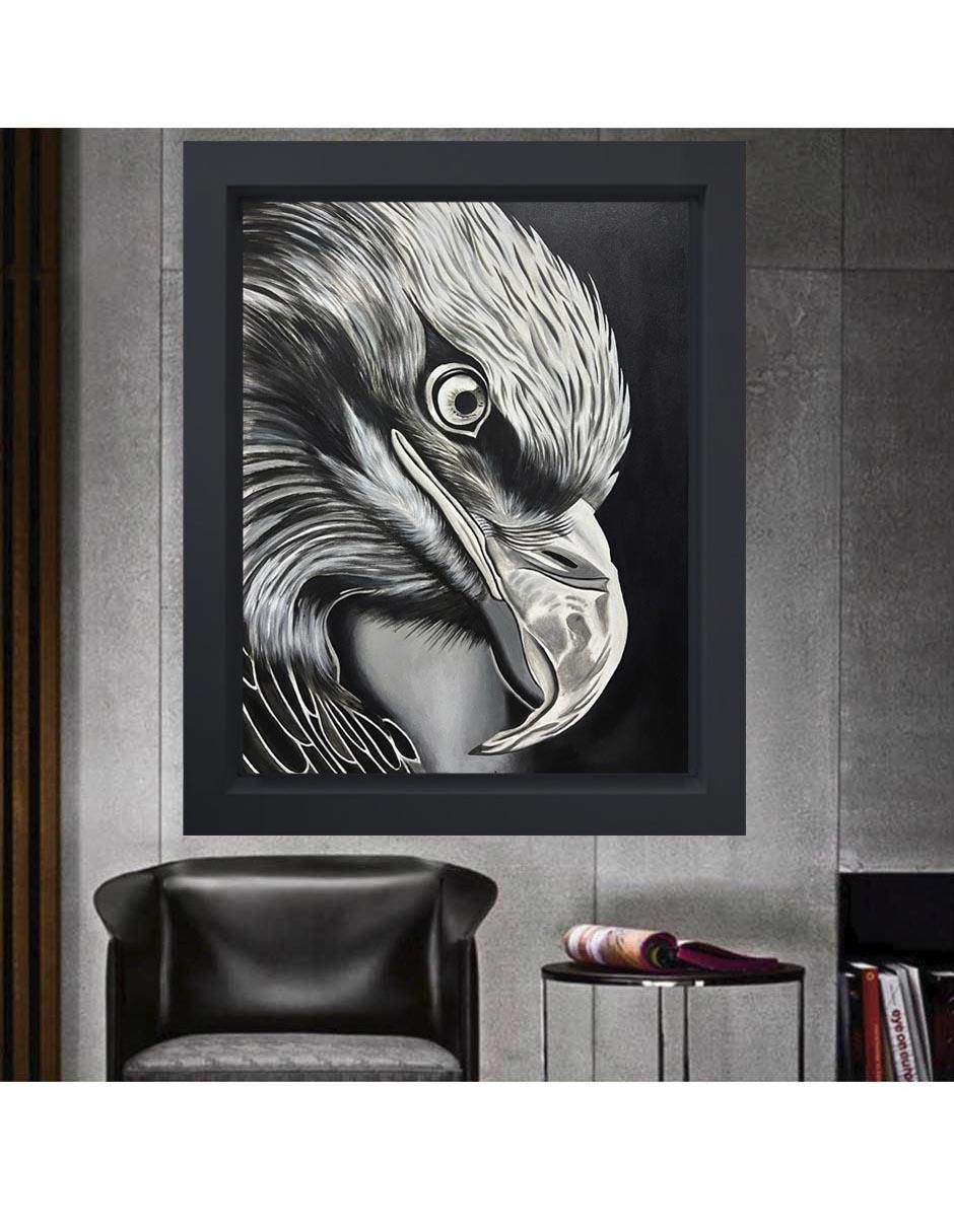 Pintura Eagle técnica mixta 3