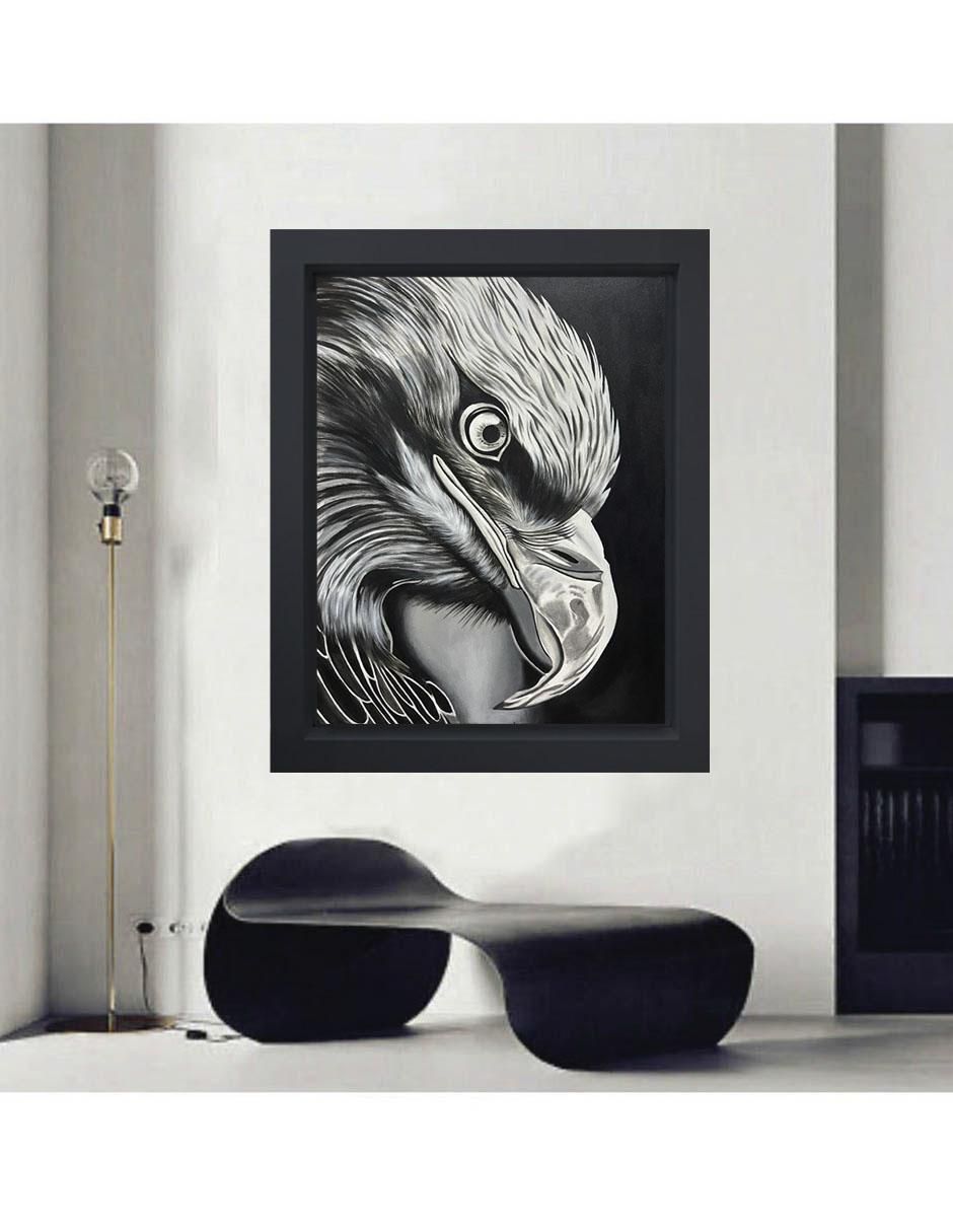 Pintura Eagle técnica mixta 2