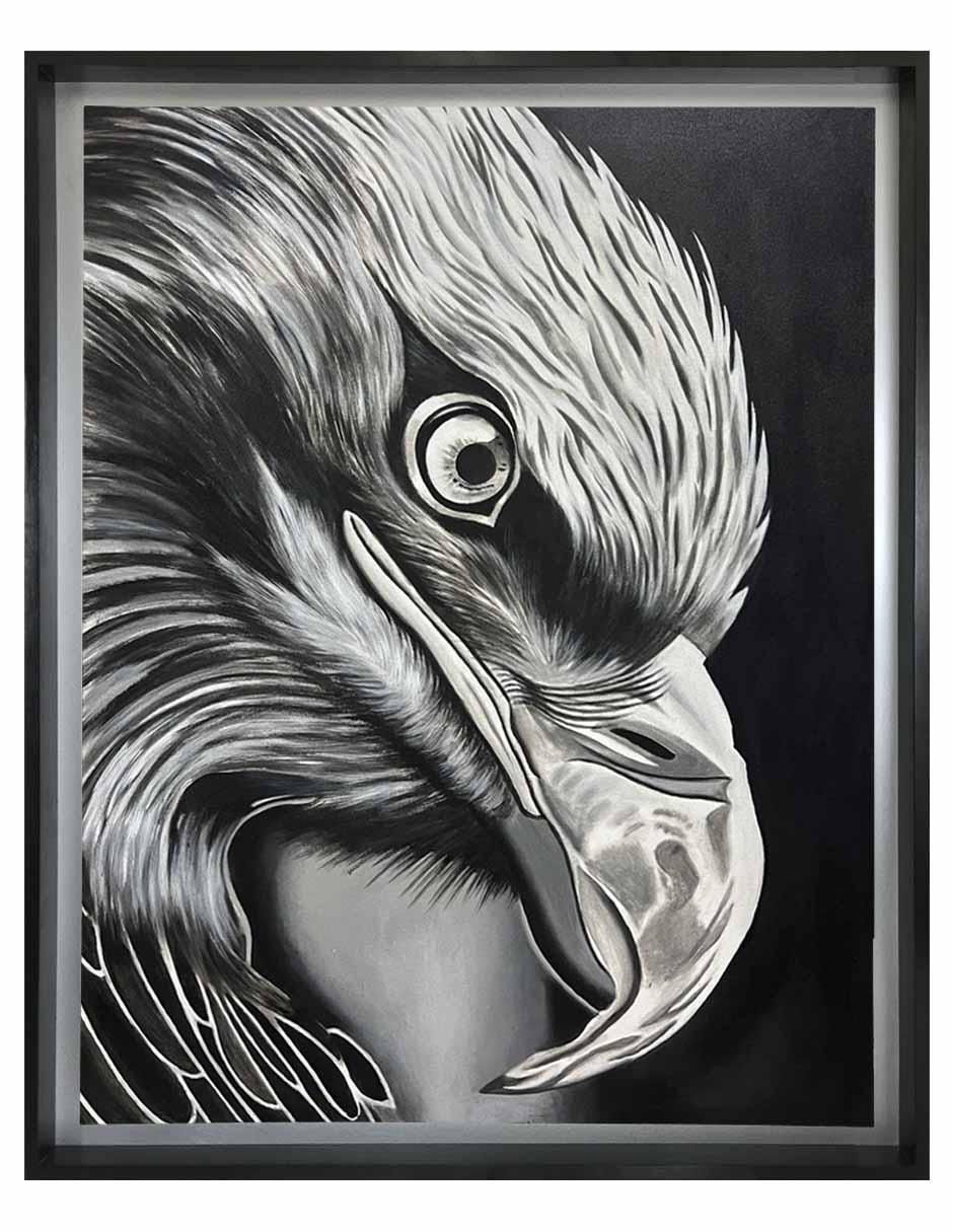 Pintura Eagle técnica mixta
