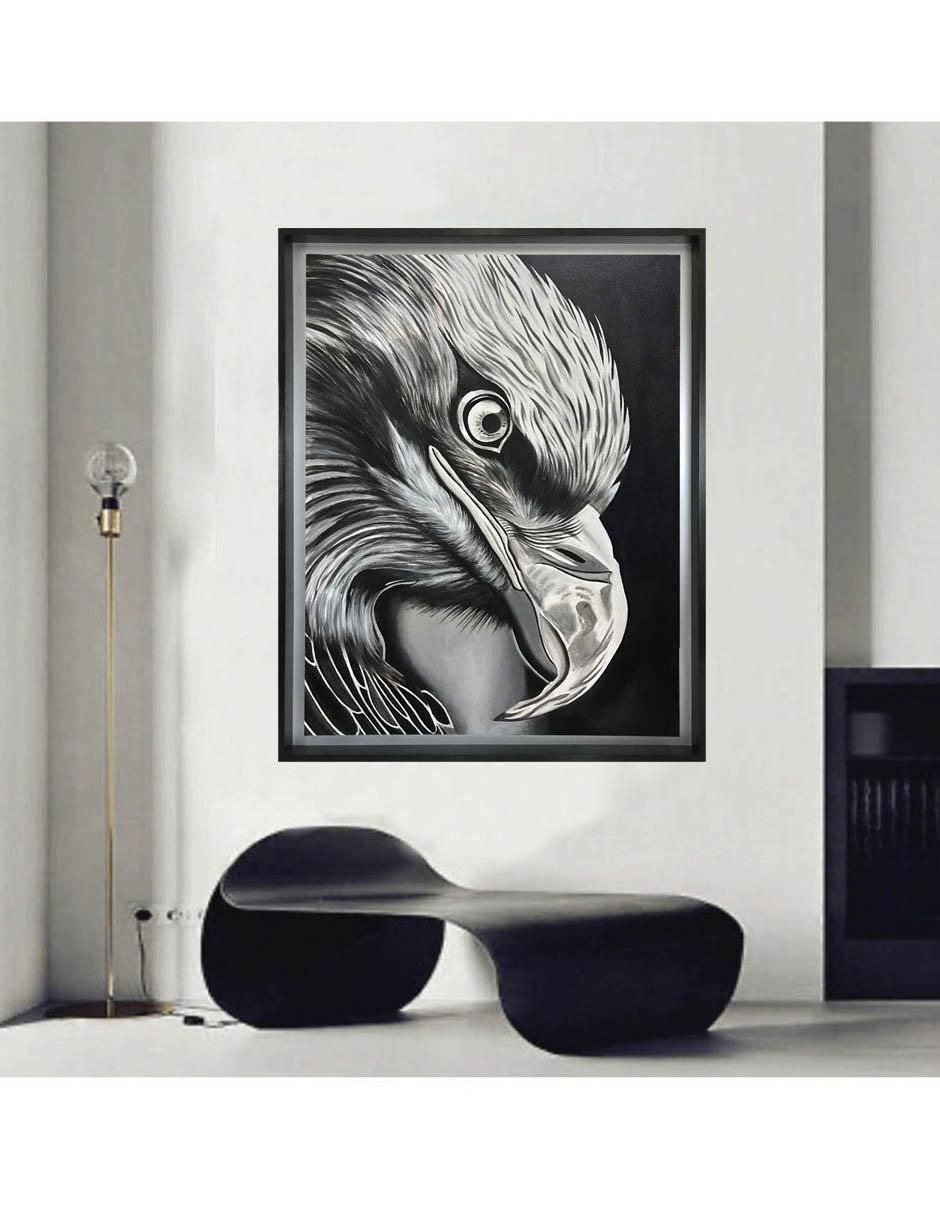 Pintura Eagle técnica mixta 2