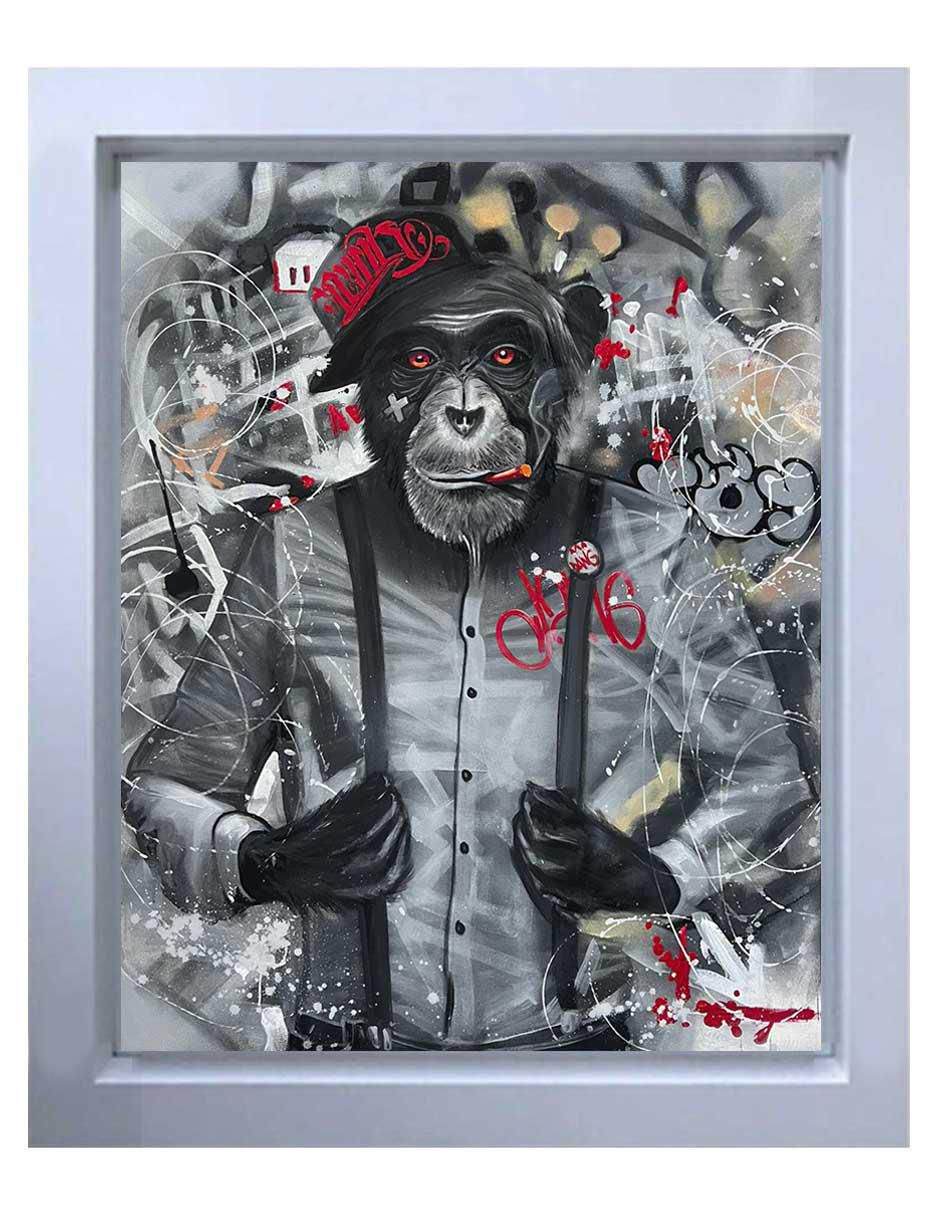 Pintura Go Weeda técnica mixta Pintura Go Weeda técnica mixta