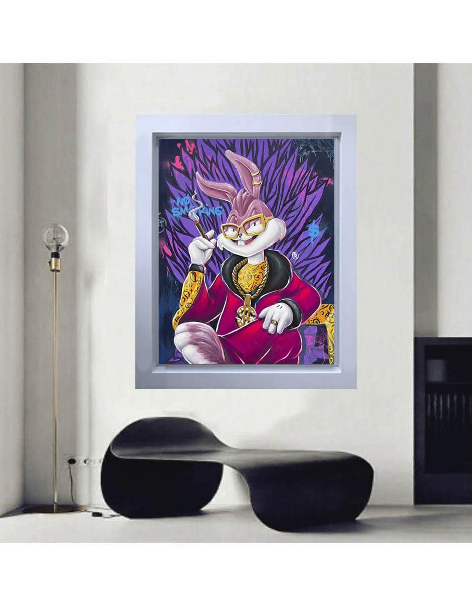 Pintura Milly Bunny técnica mixta 2
