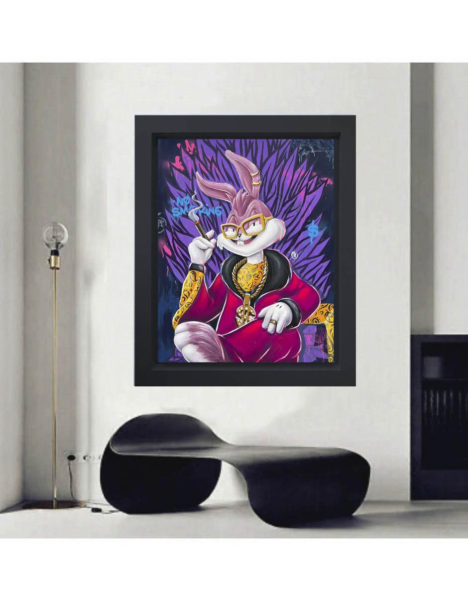 Pintura Milly Bunny técnica mixta Bugs 2