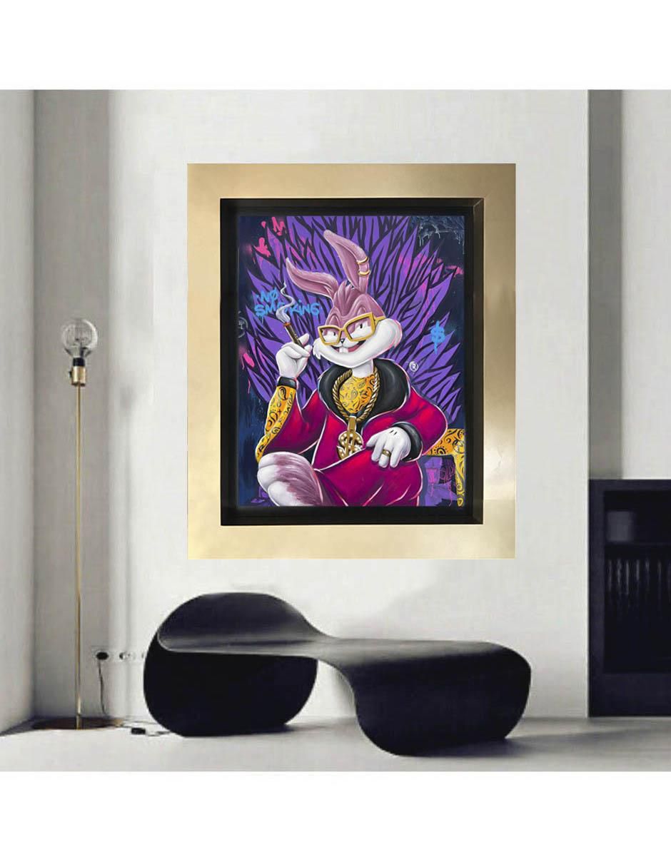Pintura Milly Bunny técnica mixta 2