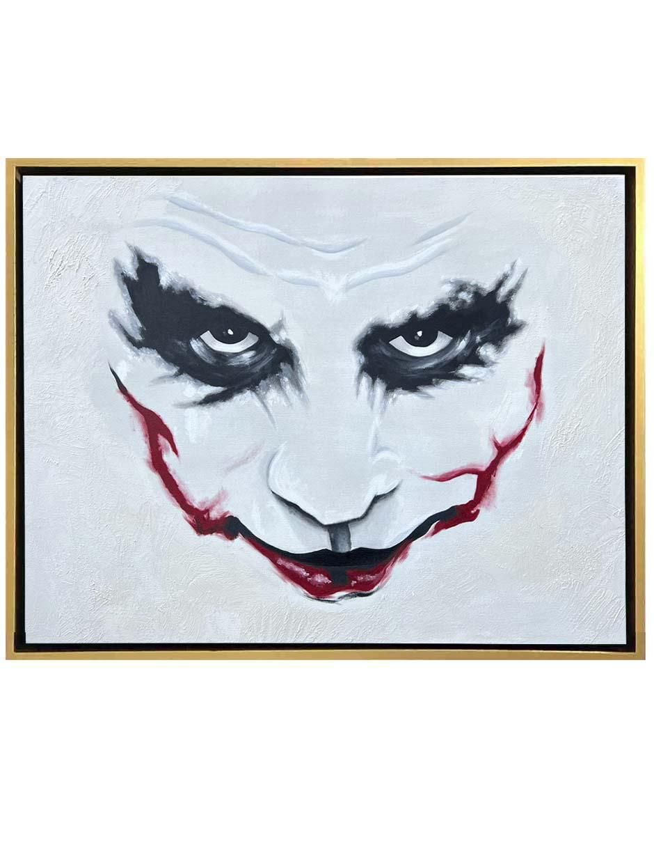 Pintura Joker técnica mixta