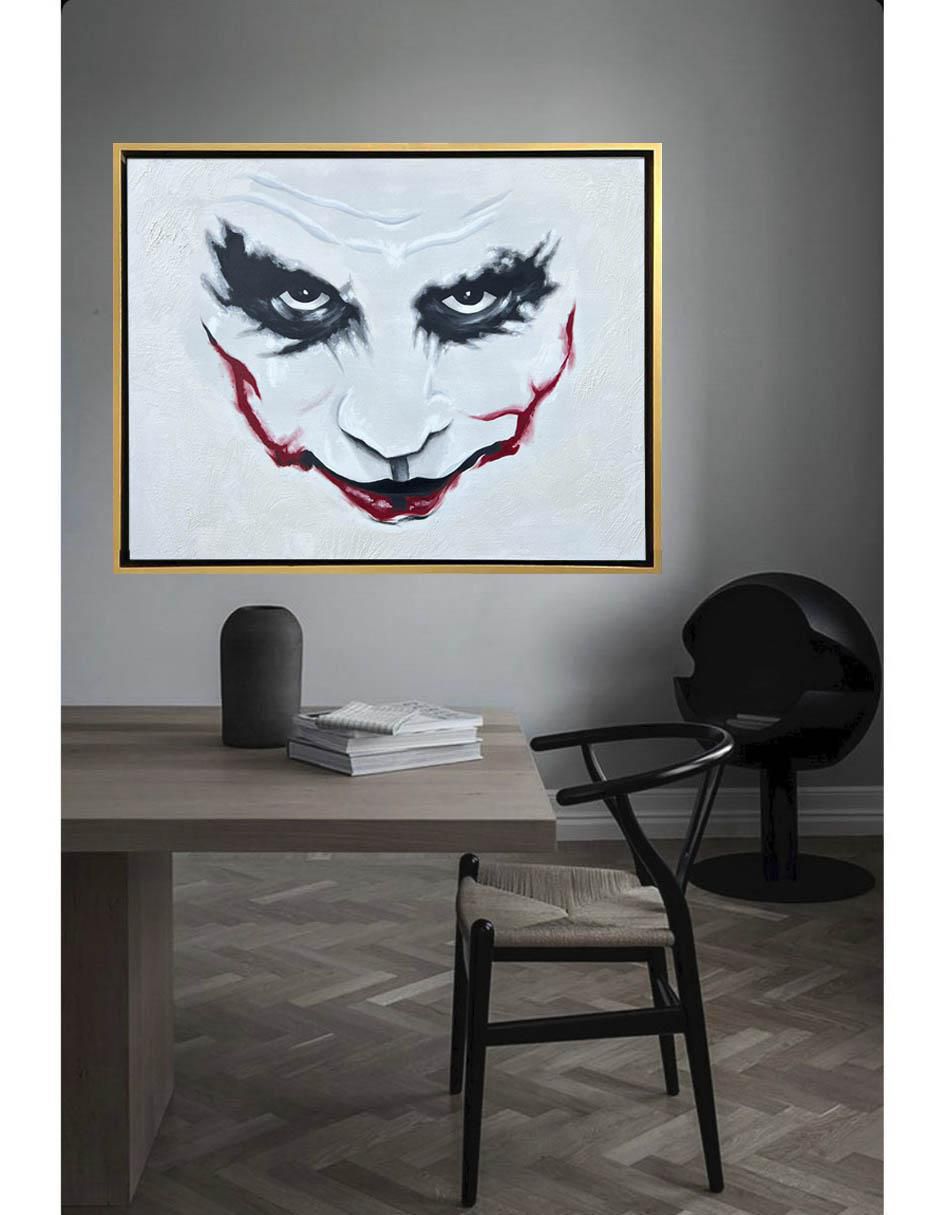 Pintura Joker técnica mixta 3