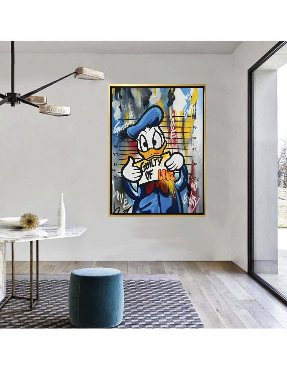 Pintura GuilT of Love técnica mixta Donald 3