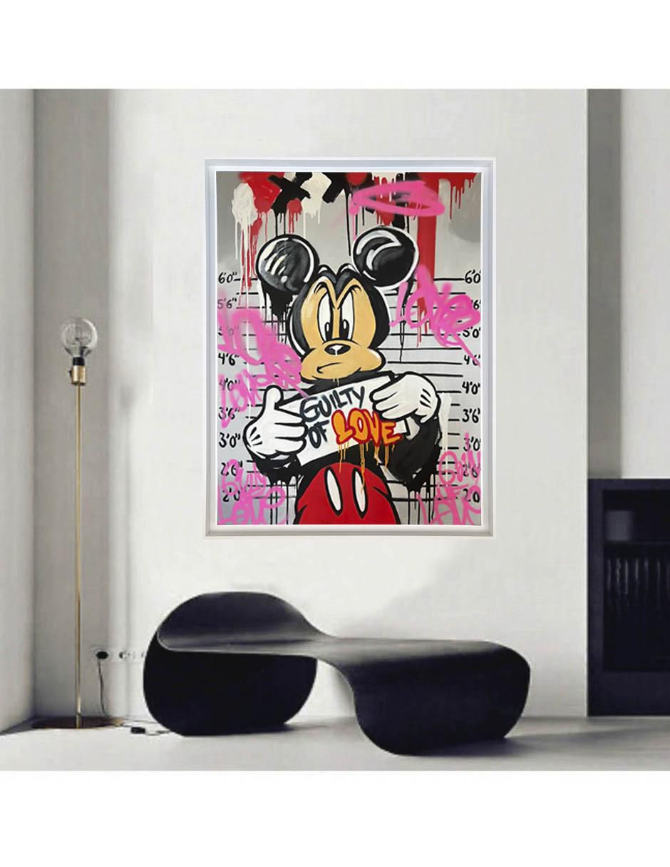 Pintura Mickey técnica mixta Milleniart 3