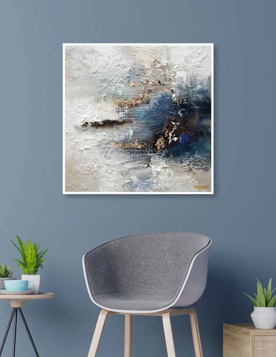 Pintura La Estrella Azul I técnica mixta La Estrella Azul I 3