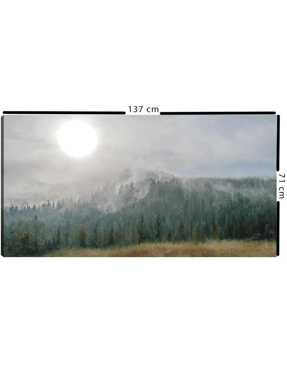 Pintura Montaña Resplandor Lunar técnica mixta Montaña Resplandor Lunar 4