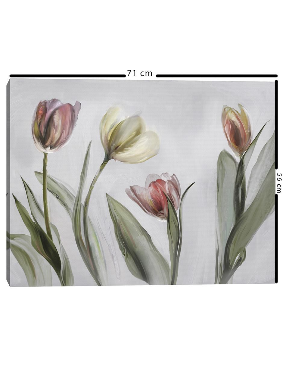Pintura Floral técnica mixta 4