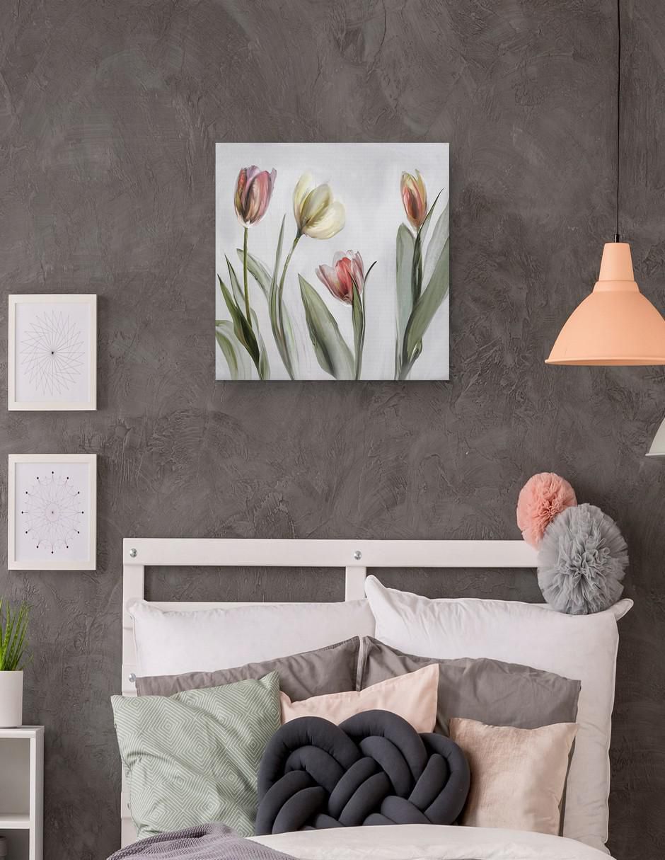 Pintura Floral técnica mixta 3