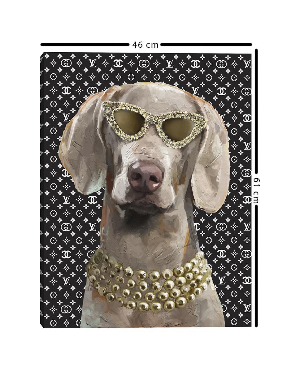 Pintura Doggie Diva II técnica mixta 4