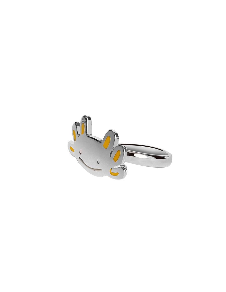 Anillo Ajolote P 925 de plata brillante