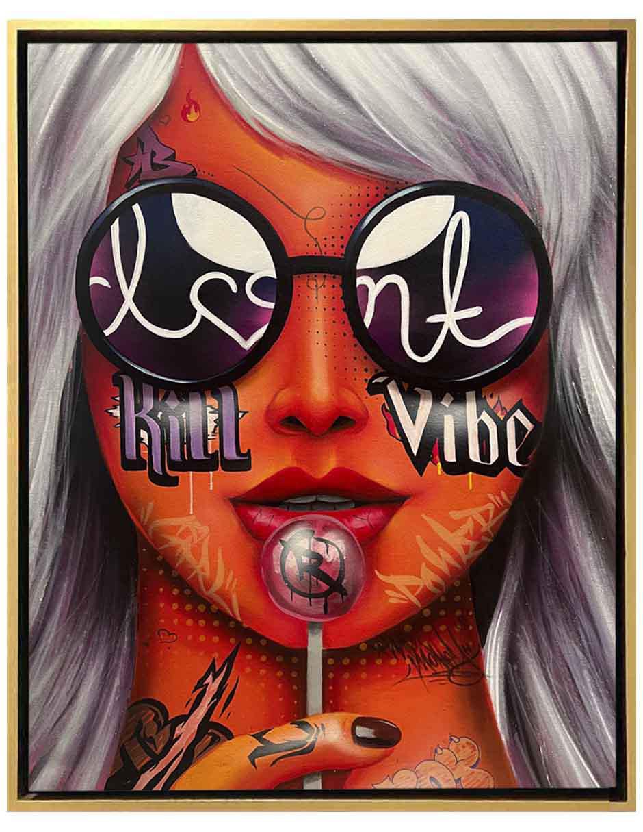 Pintura Rill Vibe técnica mixta Pintura Rill Vibe técnica mixta