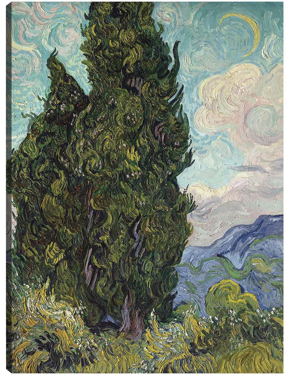 Cuadro decorativo Cipreses (1889) 1