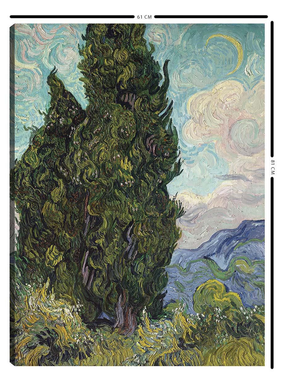 Cuadro decorativo Cipreses (1889) 5