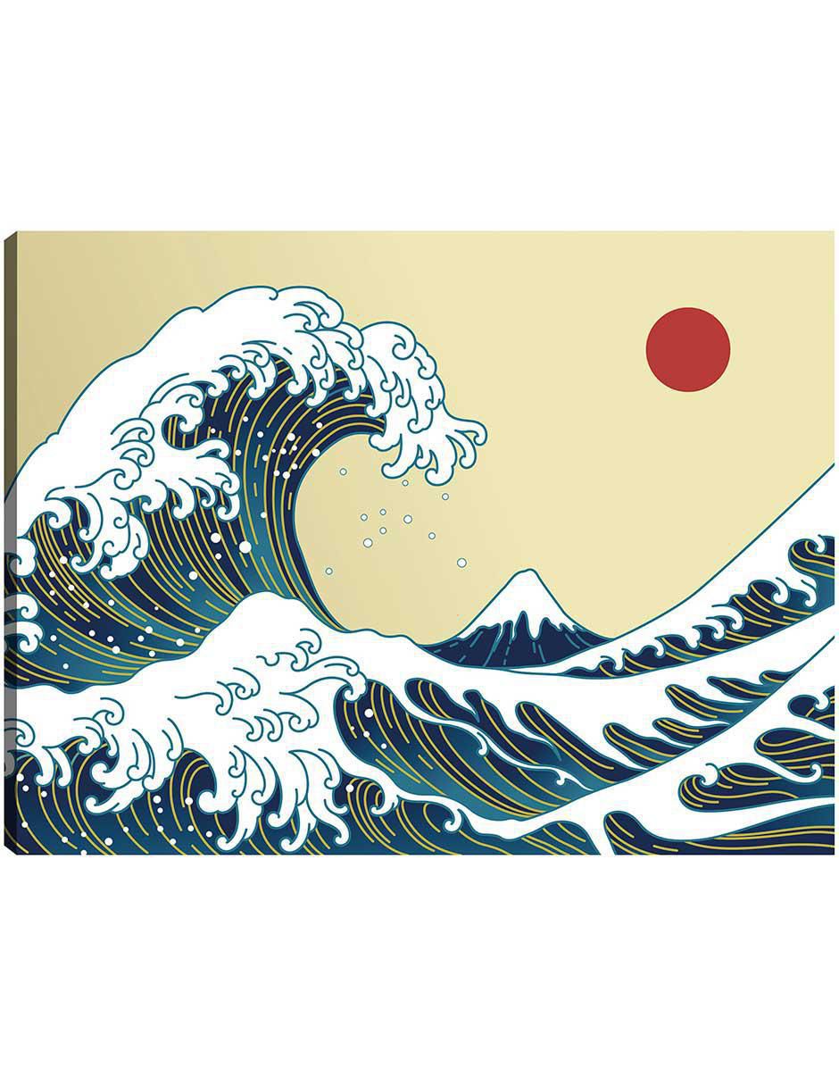 Cuadro decorativo Cuadros Jr Gran ola oceánica