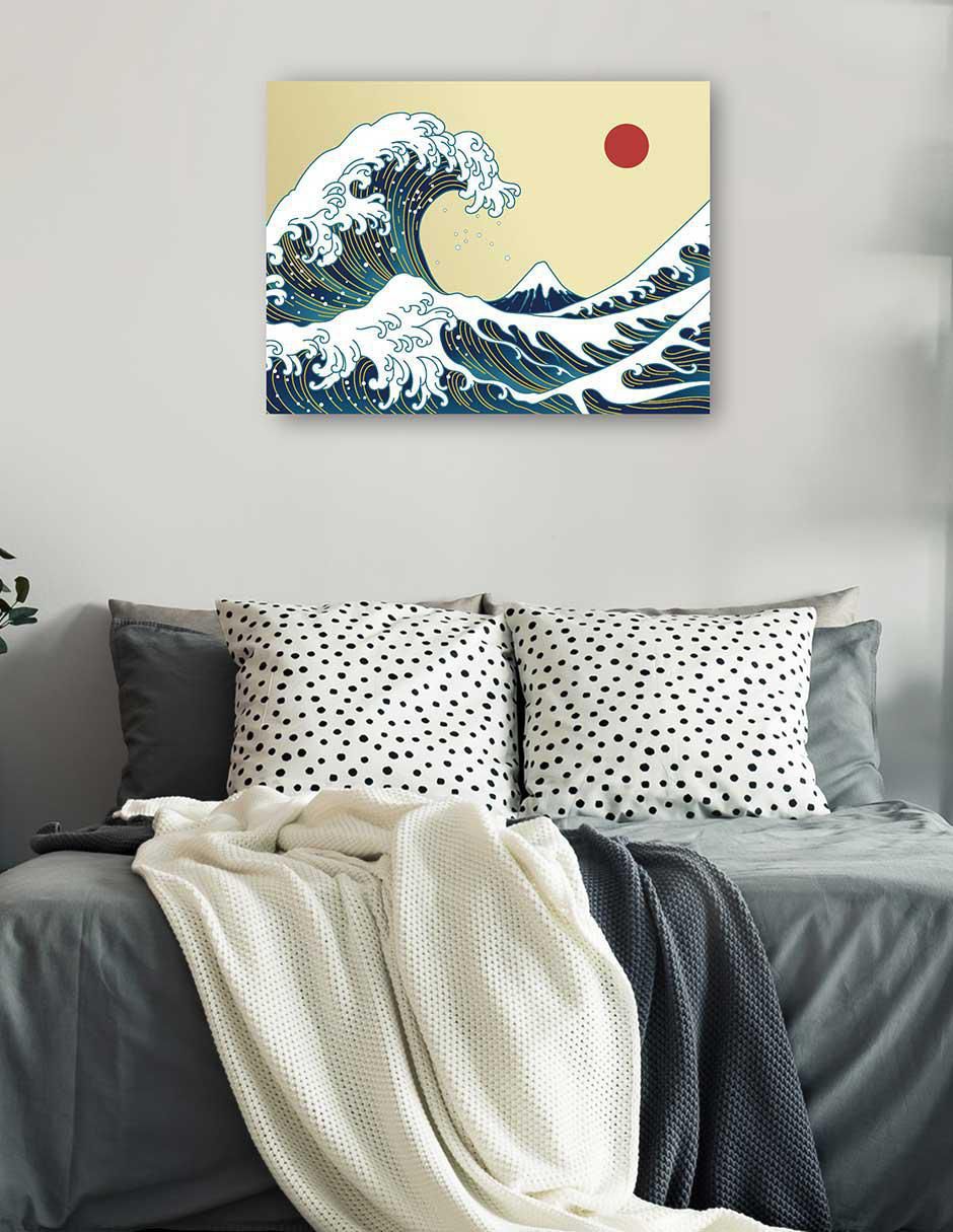 Cuadro decorativo Cuadros Jr Gran ola oceánica