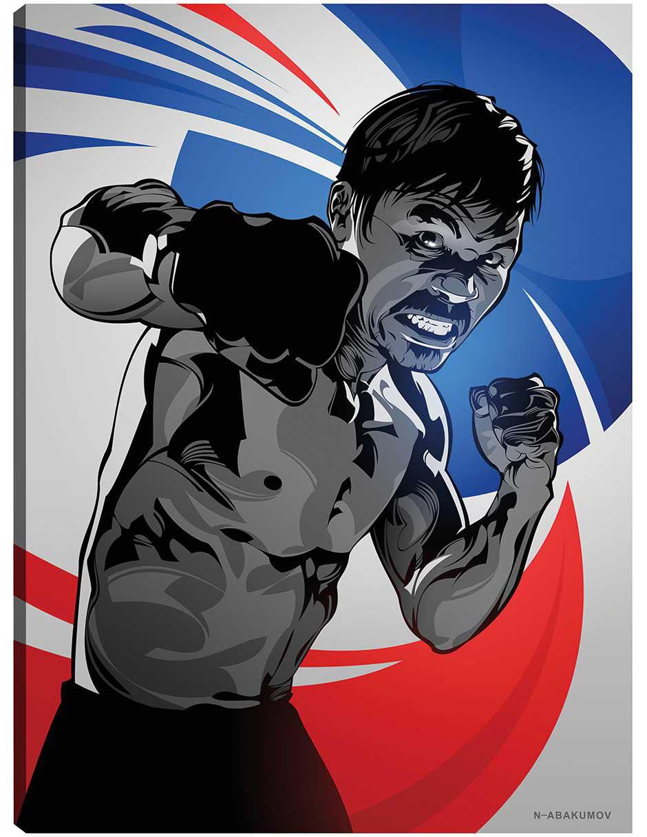 Cuadro decorativo Manny Pacquiao 1