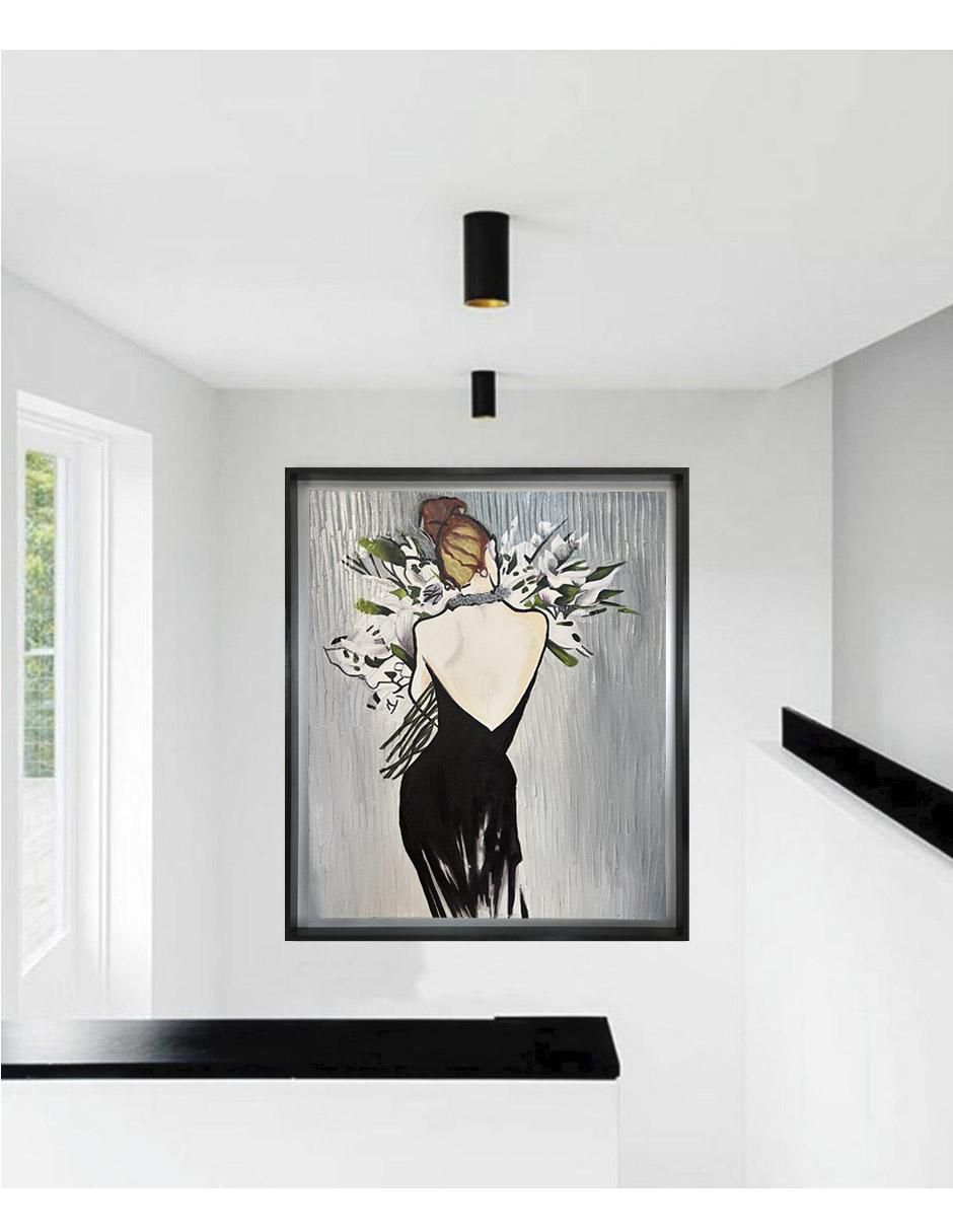 Pintura Femme 4.0 ( Elaborada Totalmente A Mano) técnica mixta 2