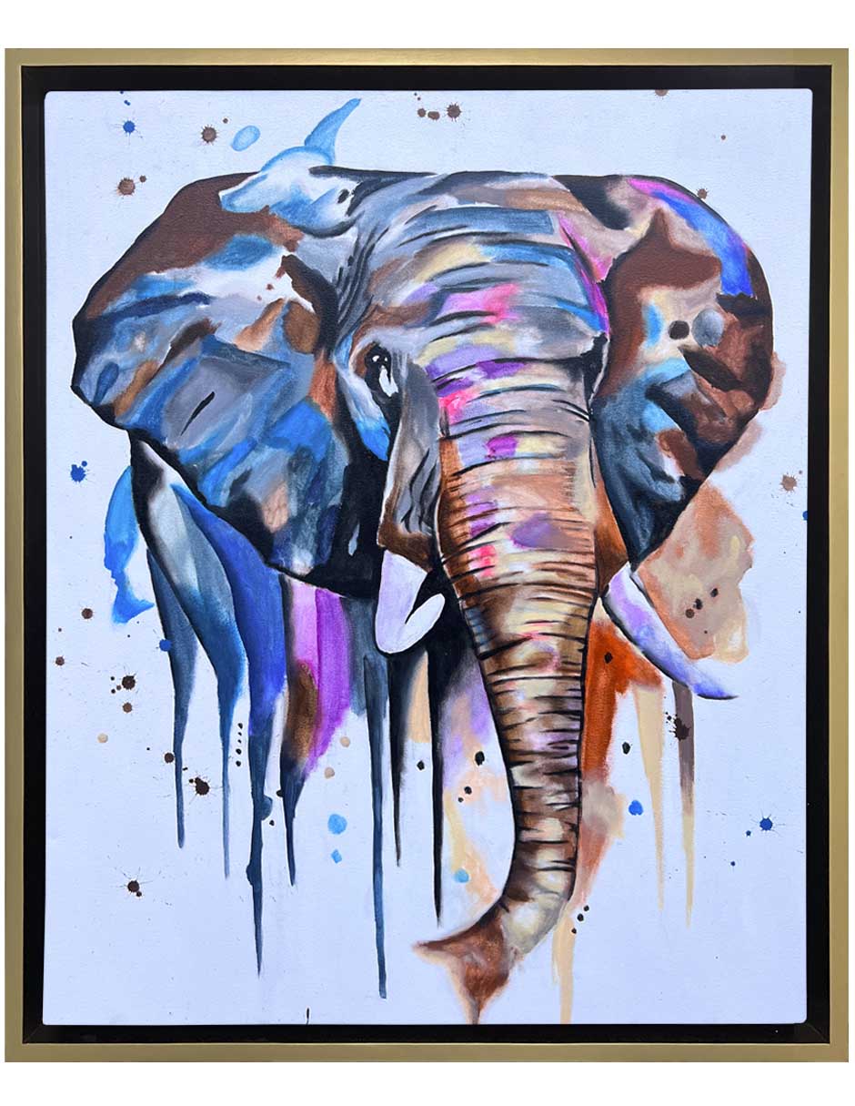 Pintura Dream Elephant 2.0 técnica acrílico Animalart Pintura Dream Elephant 2.0 técnica acrílico Animalart