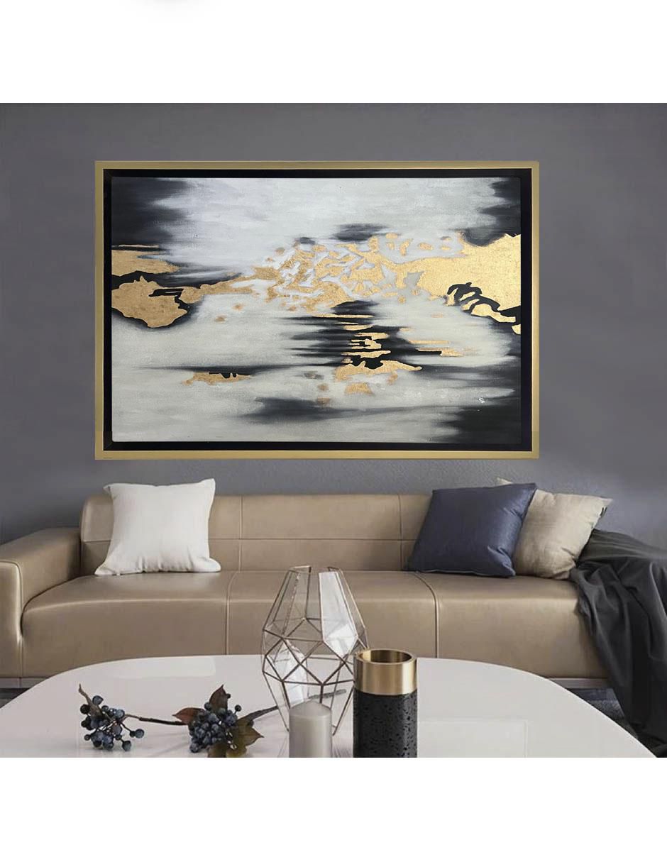 Pintura Lluvia De Oro ( Elaborada Totalmente A Mano) técnica mixta 7