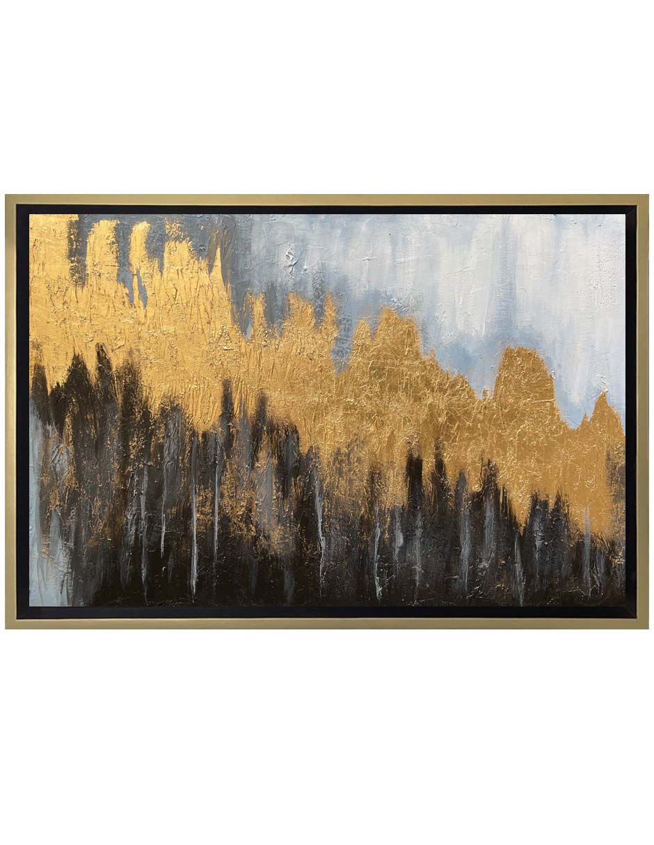 Pintura Golden Gay ( Elaborada Totalmente A Mano) técnica mixta