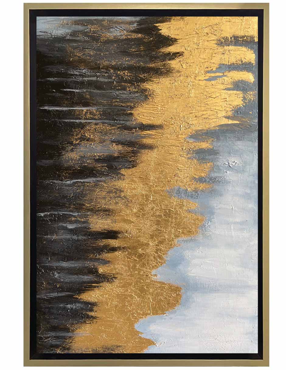 Pintura Golden Gay ( Elaborada Totalmente A Mano) técnica mixta 2