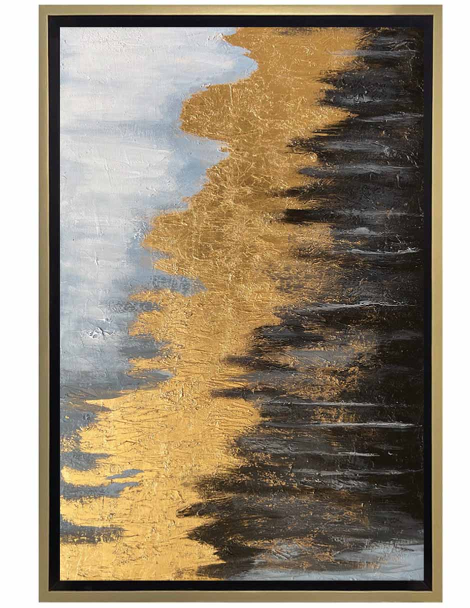 Pintura Golden Gay ( Elaborada Totalmente A Mano) técnica mixta 4
