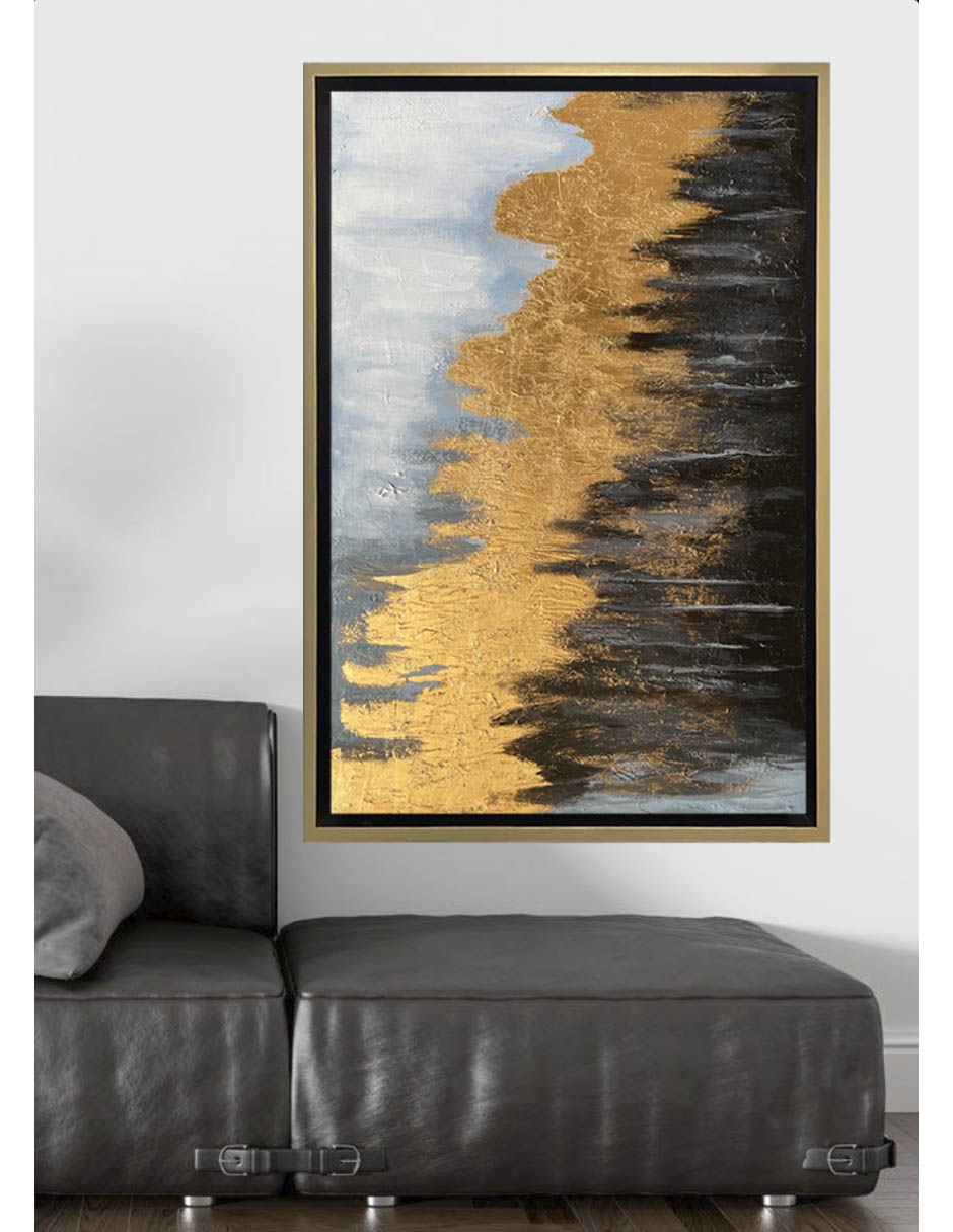Pintura Golden Gay ( Elaborada Totalmente A Mano) técnica mixta 6